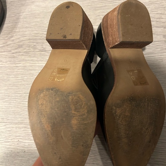 Madewell The Lucie Shoe Cut Out Booties Block Heel Size 6 - Picture 2 of 6